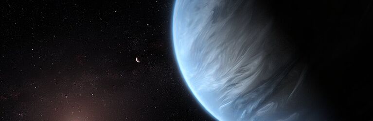 Artist's impression of K2-18 b
